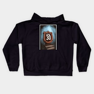 level 30 unlocked Kids Hoodie